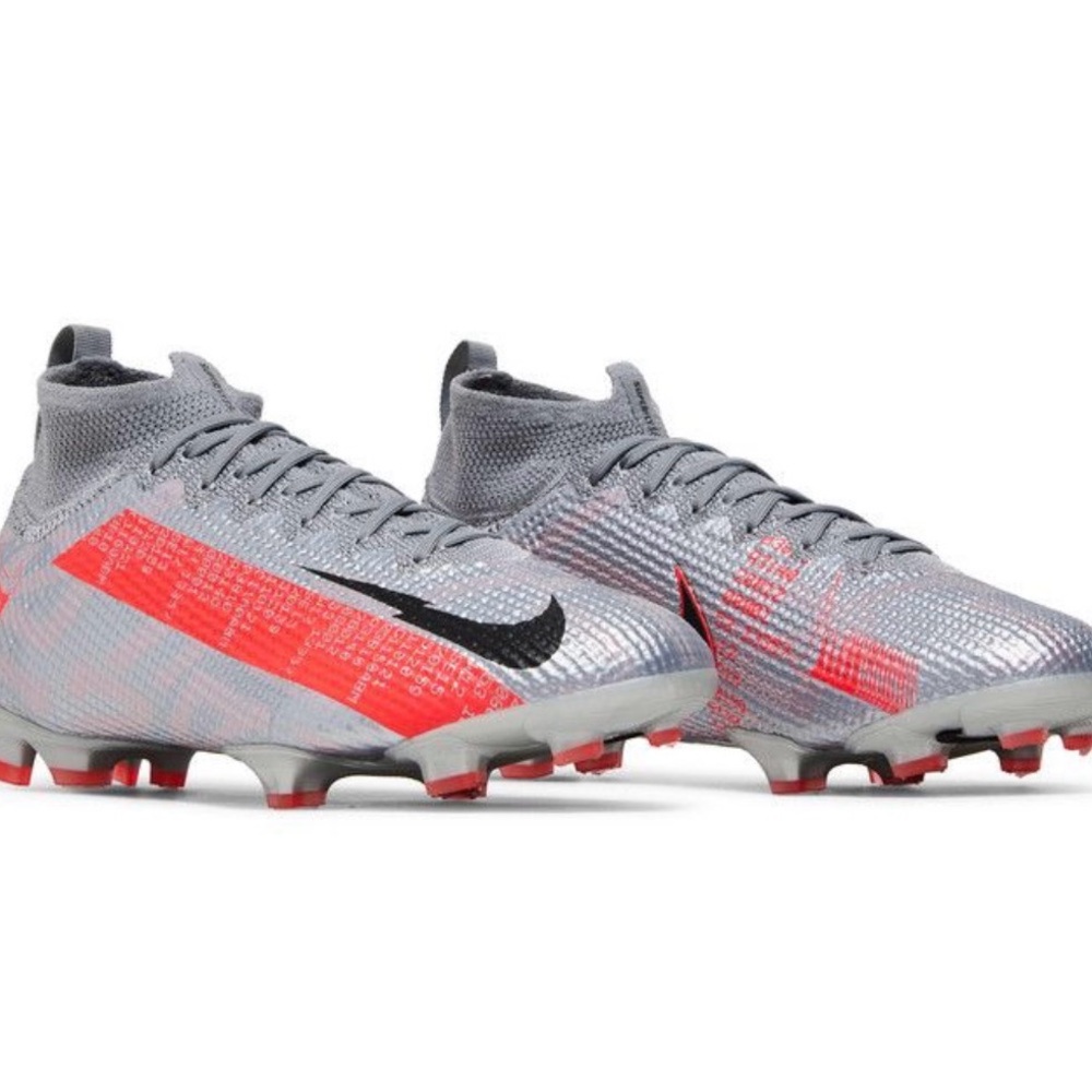 Nike Nercurial Superfly 7 Elite FG GS (metallic grey crimson)